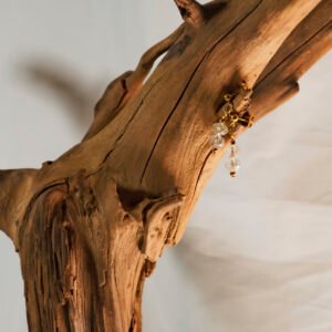 Crystal Bead Drop Earrings