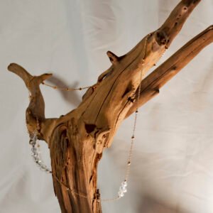 Crystal Bead Long Necklace