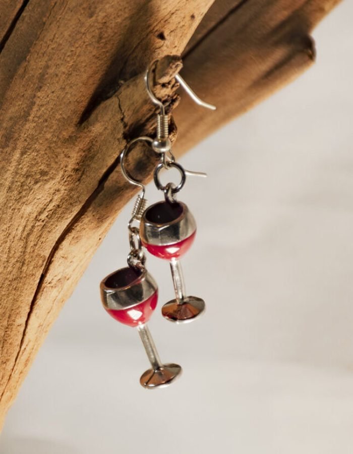 Wine Glass Earrings