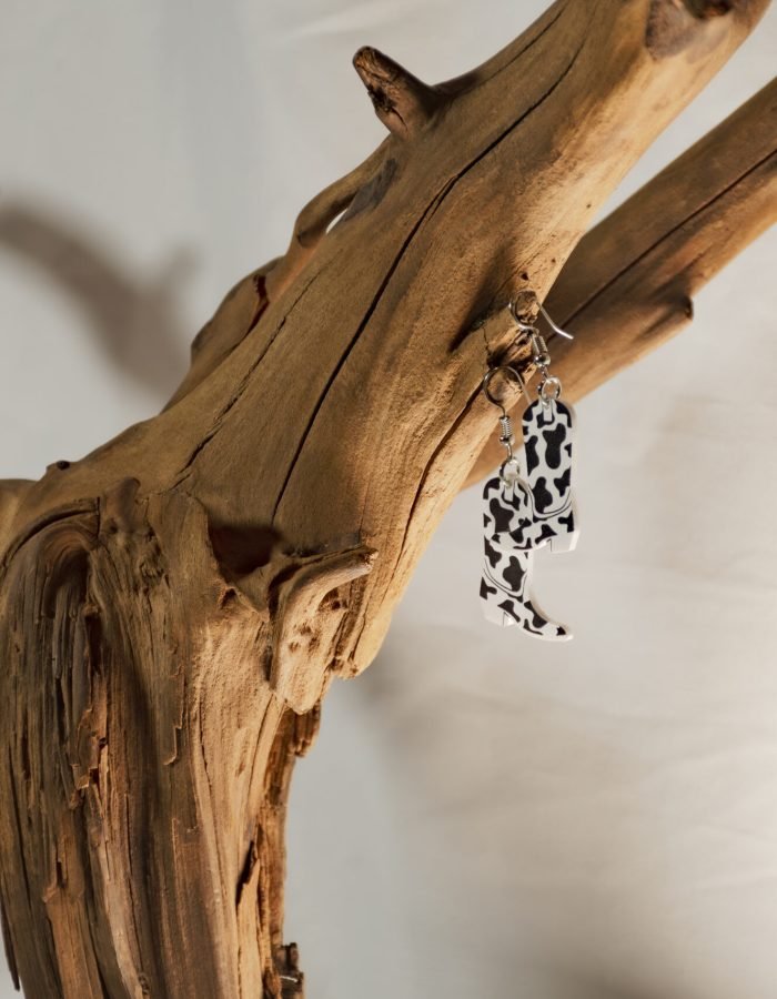 COW-boy Boot Earrings