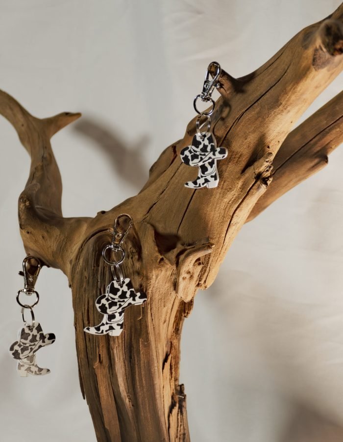 COW-boy Boot Keychains